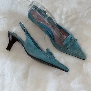 NATURALIZER Abigail Suede Leather Slingback Shoes